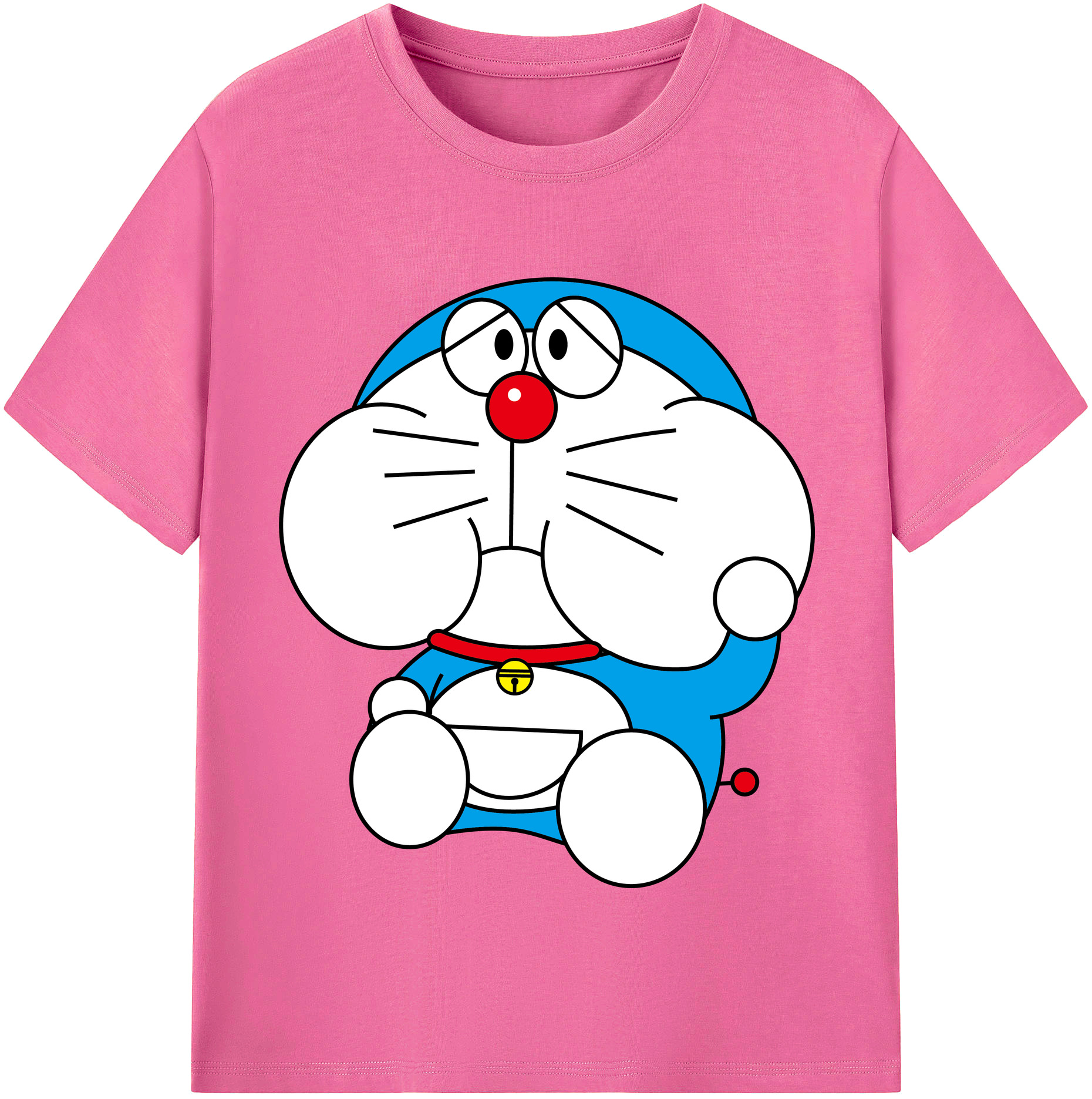 （画像用） ドラえもん Doraemon レディースカジュアルプリントTシャツ（綿100％）